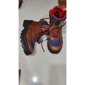NEW Polo Ralph Lauren Boot Mens US Size 7.5D Oslo Leather Oxford Tactical Boot
